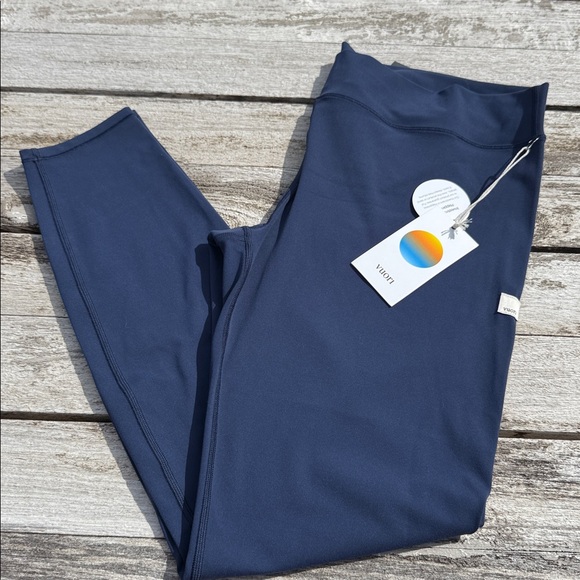 Vuori AllTheFeels Low Rise Legging blue coast size xl nwt - Picture 1 of 6